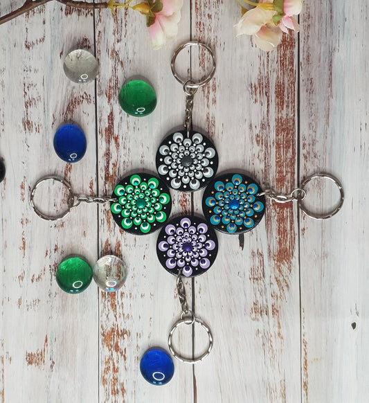 Key Ring - Peacock design