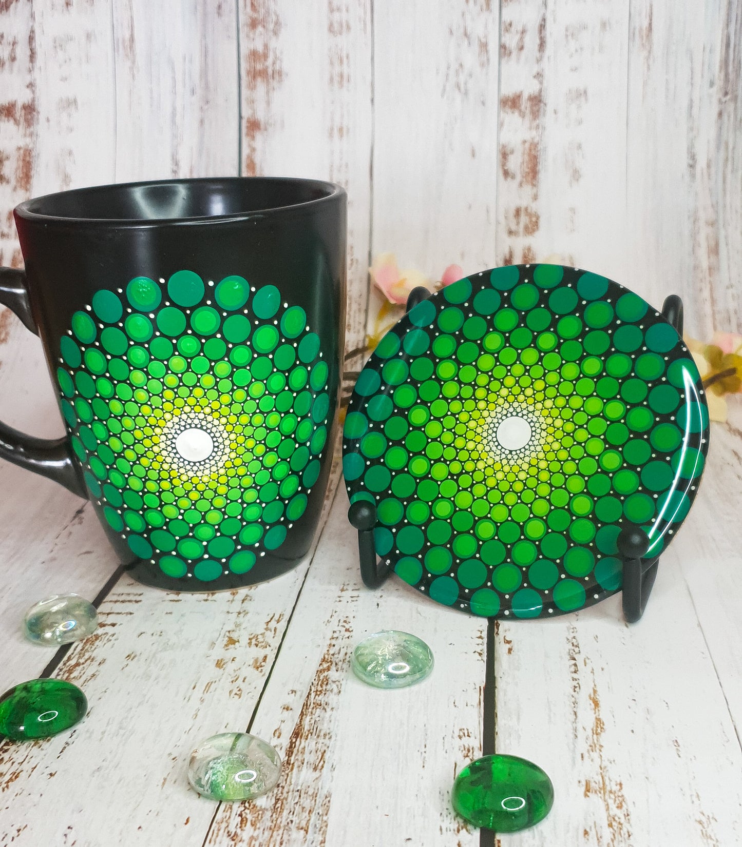 Mug & Coaster Set - Ombre Design