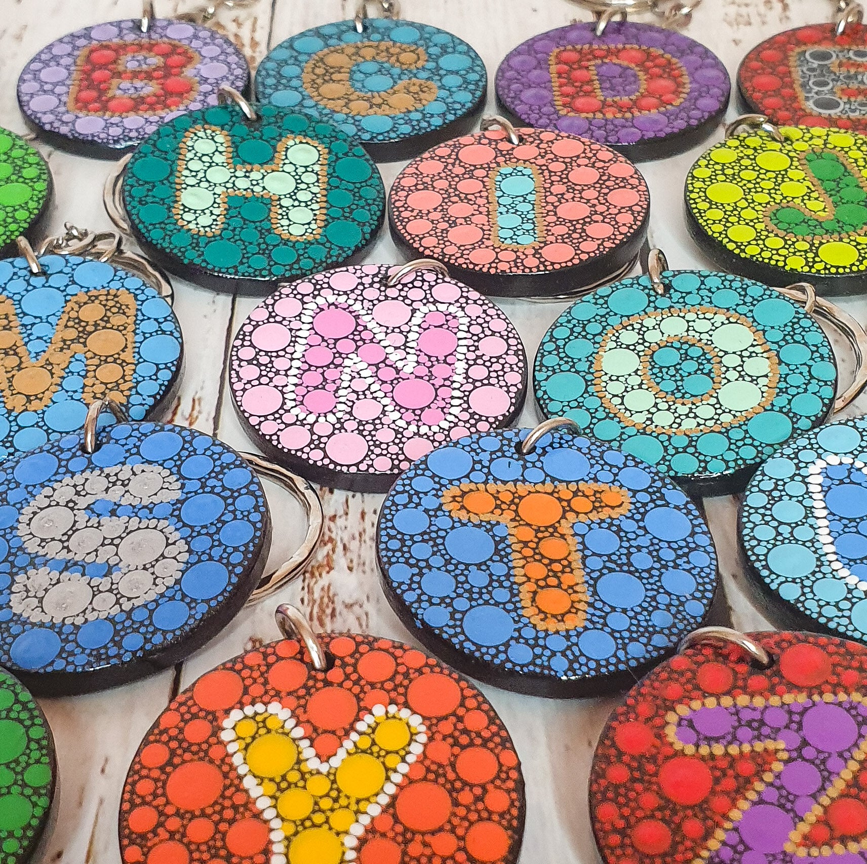 Key Ring - Alphabet design – Designs by Davena