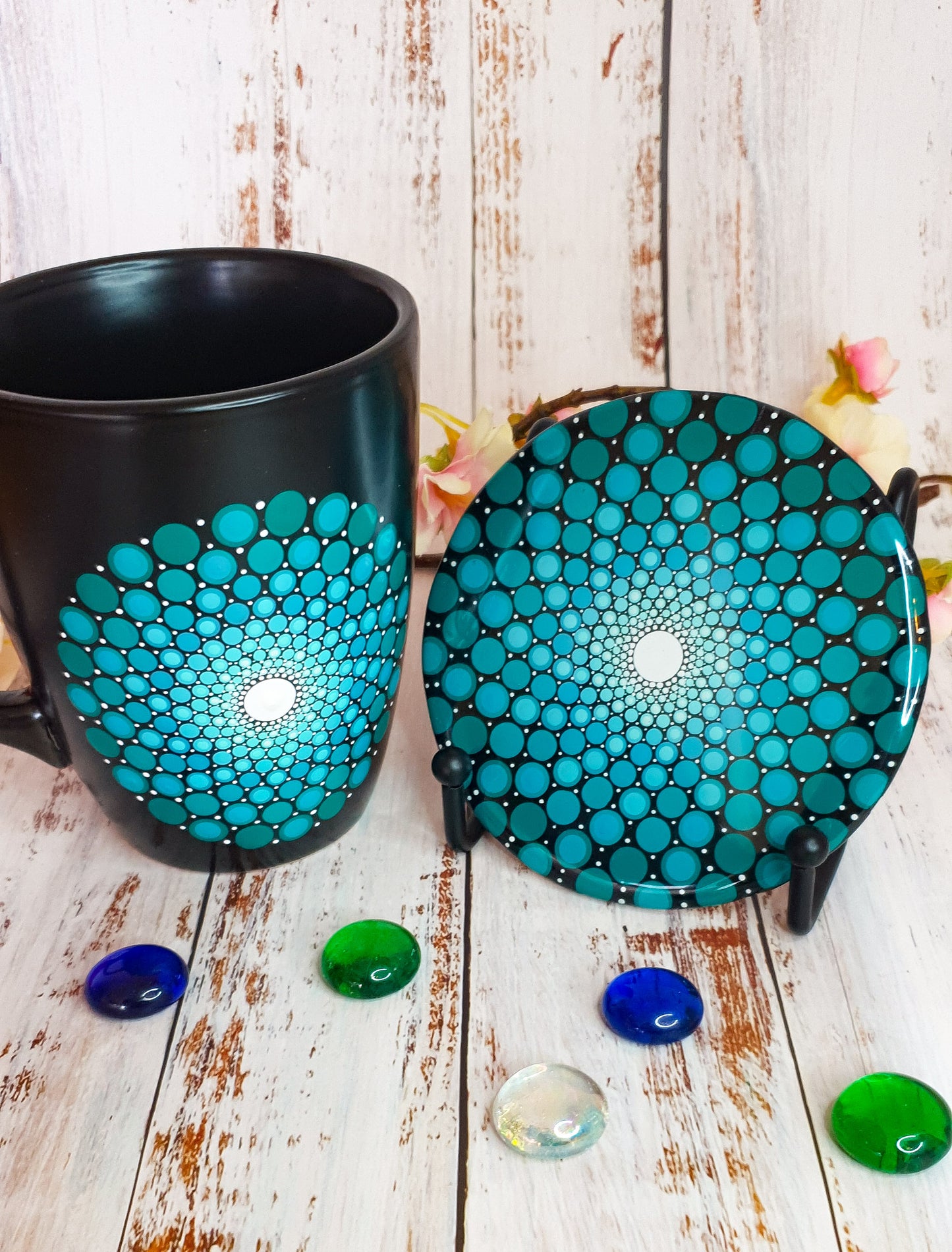 Mug & Coaster Set - Ombre Design